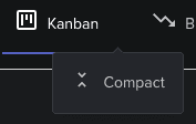 Select compact cards view